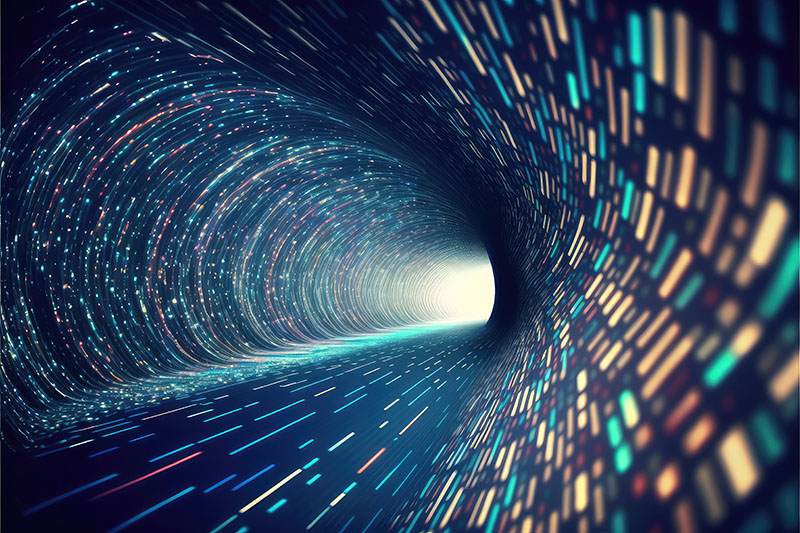 Ein Datentunnel
