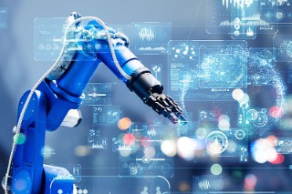 Roboterarm mit Greifer