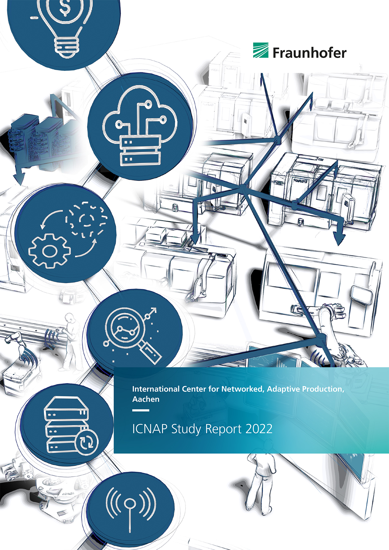 The ICNAP Study Report summarizes the results of five one-year research projects on the digitization of production in a practical and clear manner. ICNAP Study Report title